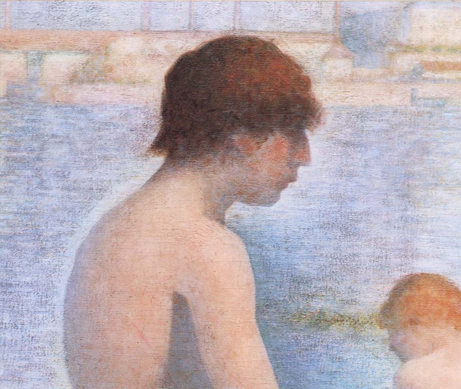 Georges Seurat Detail of Bather